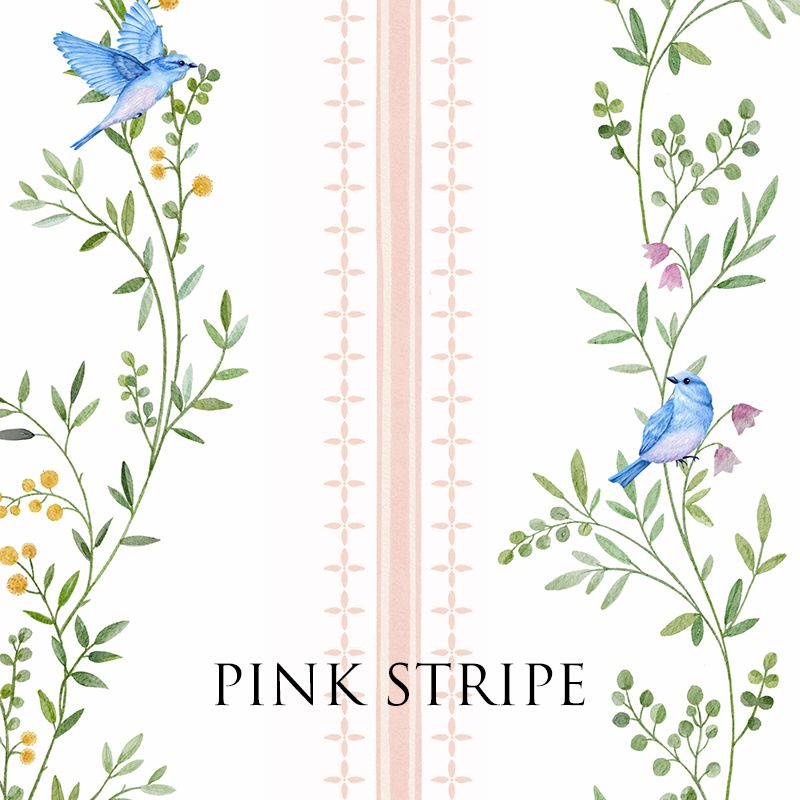 Bluebird Harmony Removable Wallpaper (colour options)