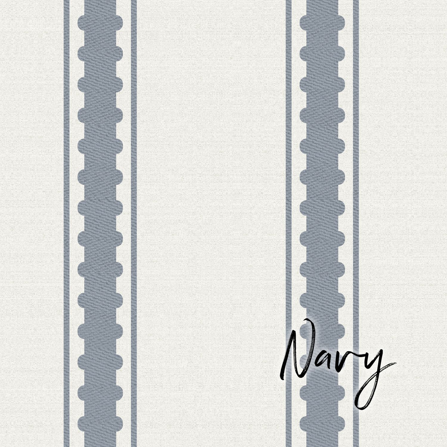 French Linen Stripes Removable Wallpaper