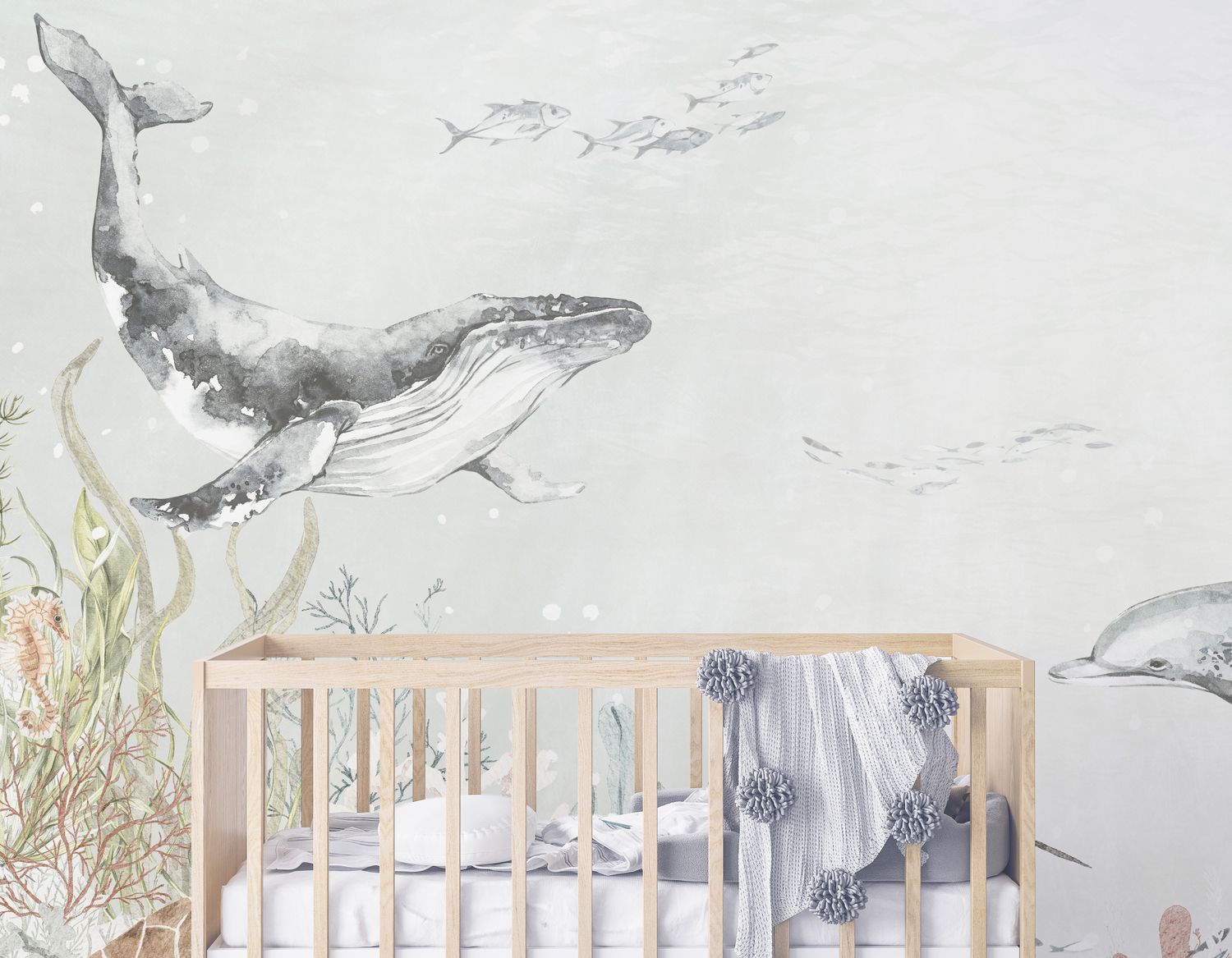 Ocean Sealife Removable Wallpaper Mural