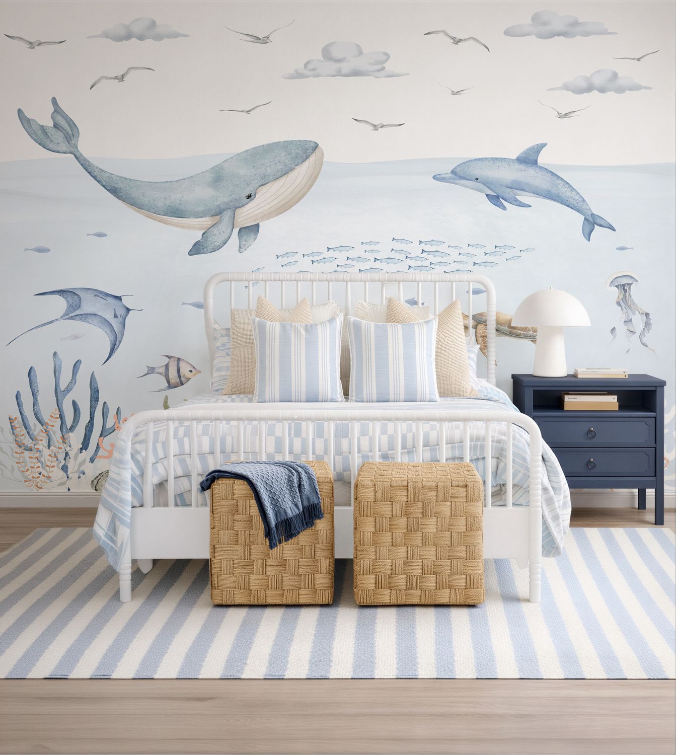Marine Life Removable Wallpaper Mural