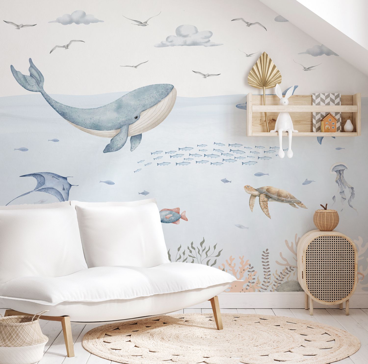 Marine Life Removable Wallpaper Mural