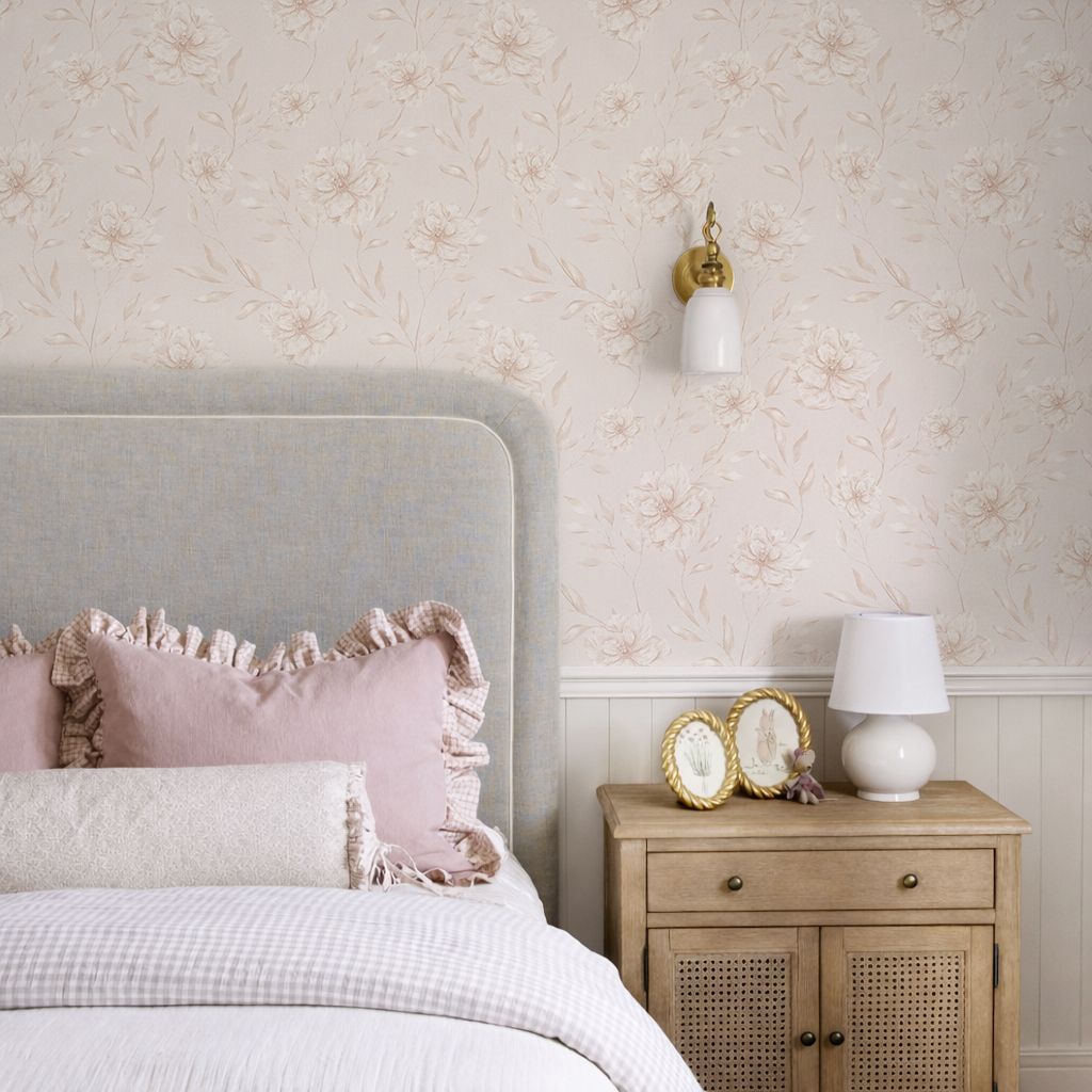 English Poppies Removable Wallpaper