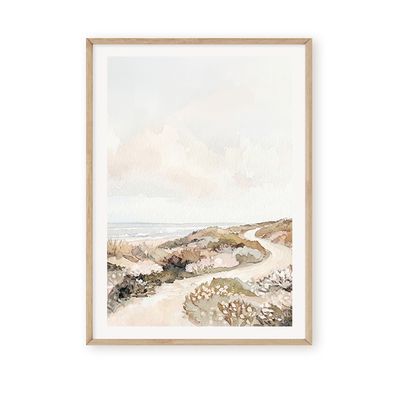 Sunlit Shore (Watercolour) Portrait