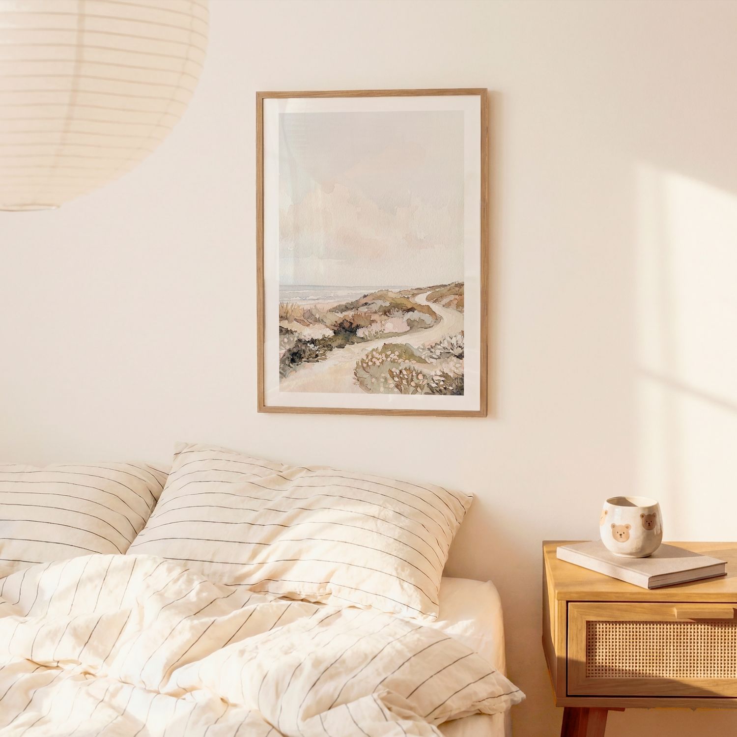 Sunlit Shore (Watercolour) Portrait