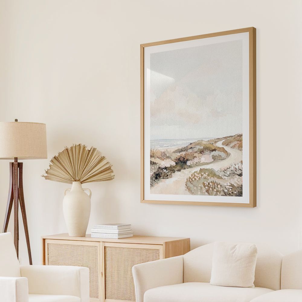 Sunlit Shore (Watercolour) Portrait