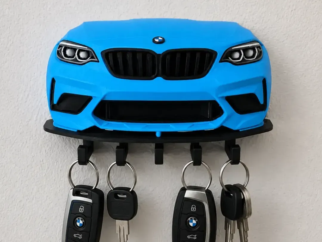 BMW M Style – Portachiavi da Parete Sportivo 3D BMW M Style – Portachiavi da Parete Sportivo 3D
