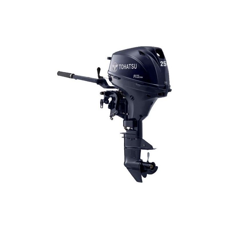 Moteur thermique TOHATSU 25 CV - 4T - barre franche - arbre court