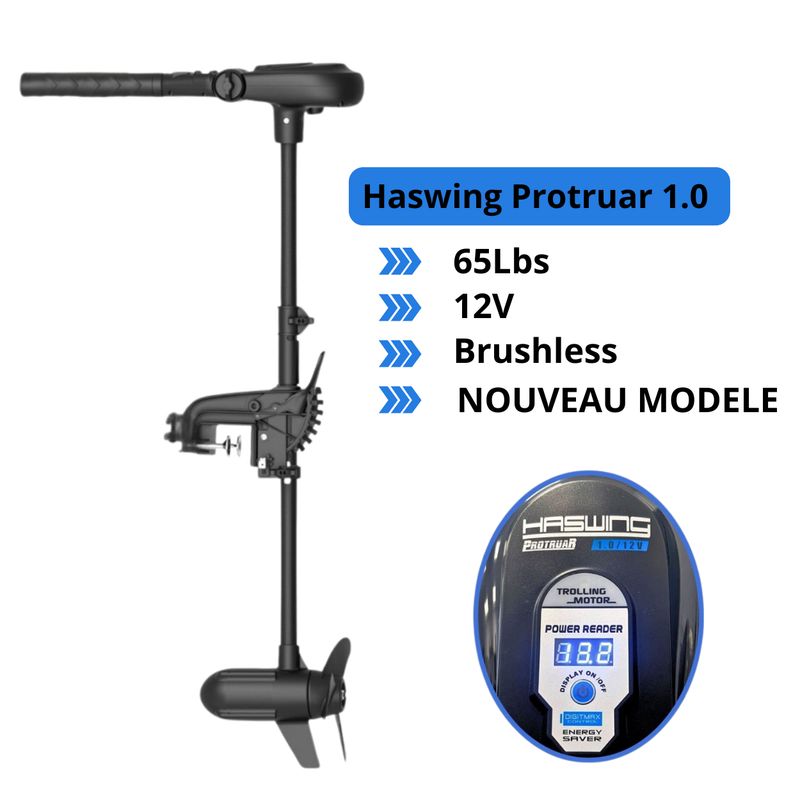 Moteur électrique Haswing Protruar 1.0 - 65 Lbs - 12 V - 2026