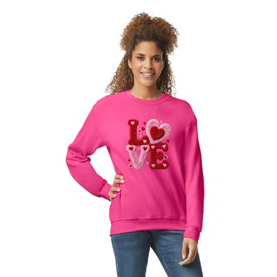 Love Chenille Valentine Sweatshirt