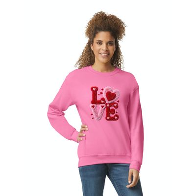 Love Chenille Valentine Sweatshirt