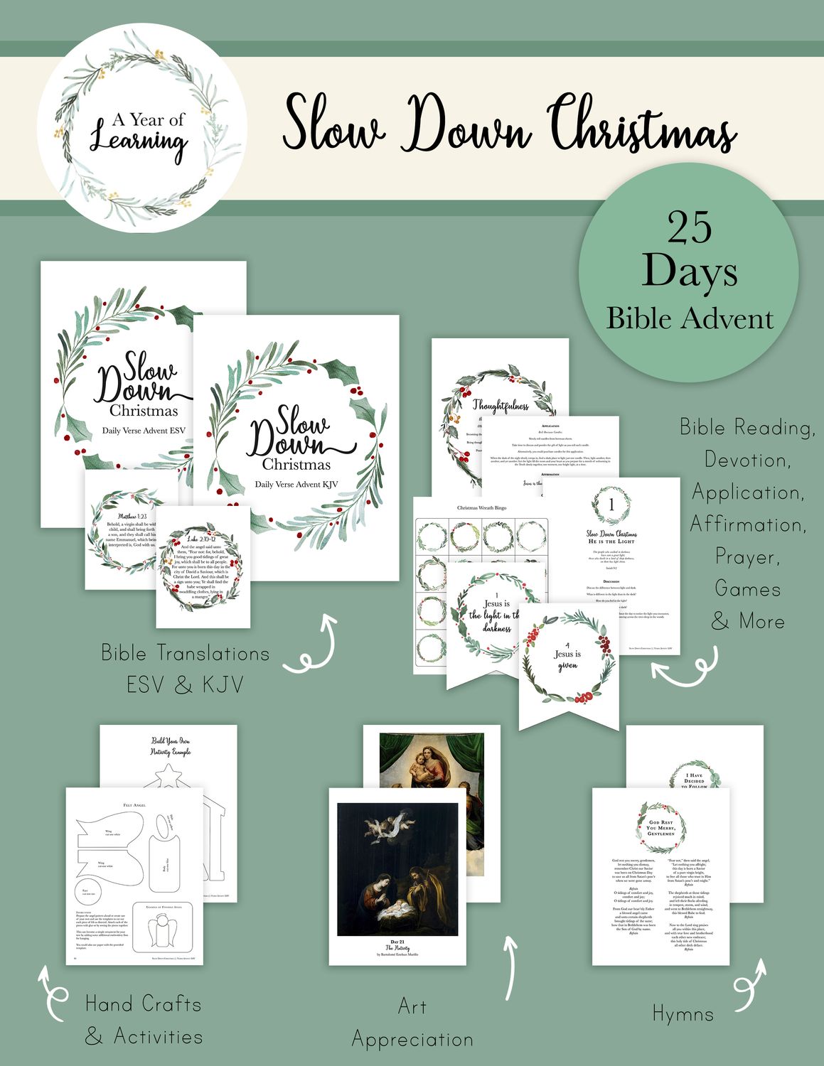 Slow Down Bible Advent