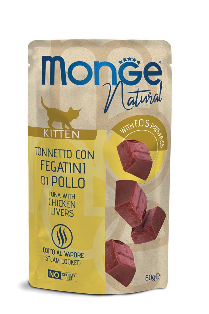 Monge Natural Tonnetto con Fegatini di Pollo