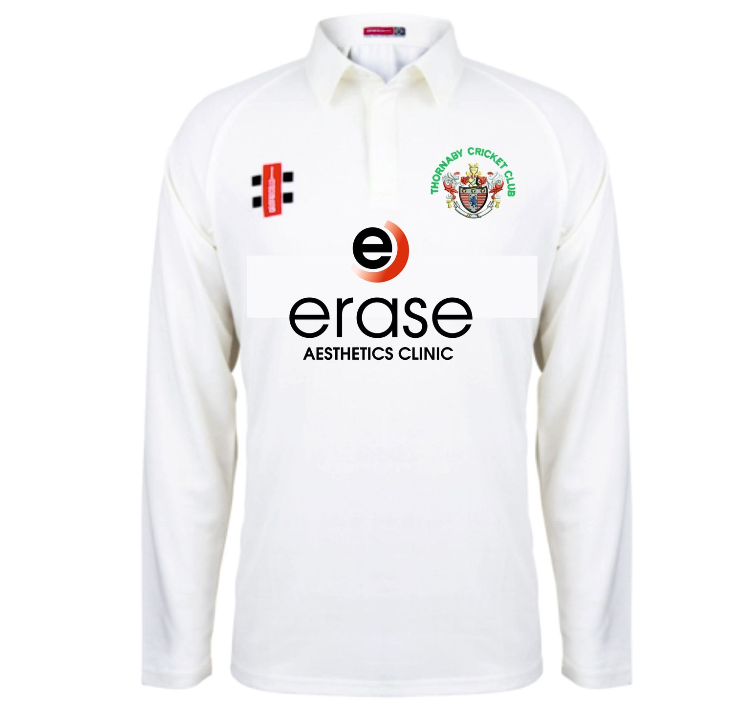 Thornaby Matrix V2 Junior Long Sleeve Cricket Shirt