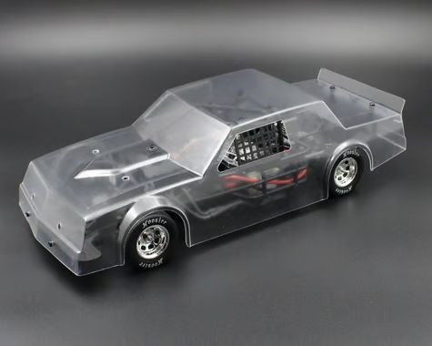 1RC Racing Dirt Street Stock 1/18 Brushless RTR 2WD Oval Racer (Clear) w/2.4GHz Radio, Battery &amp; Wall Charger 1170