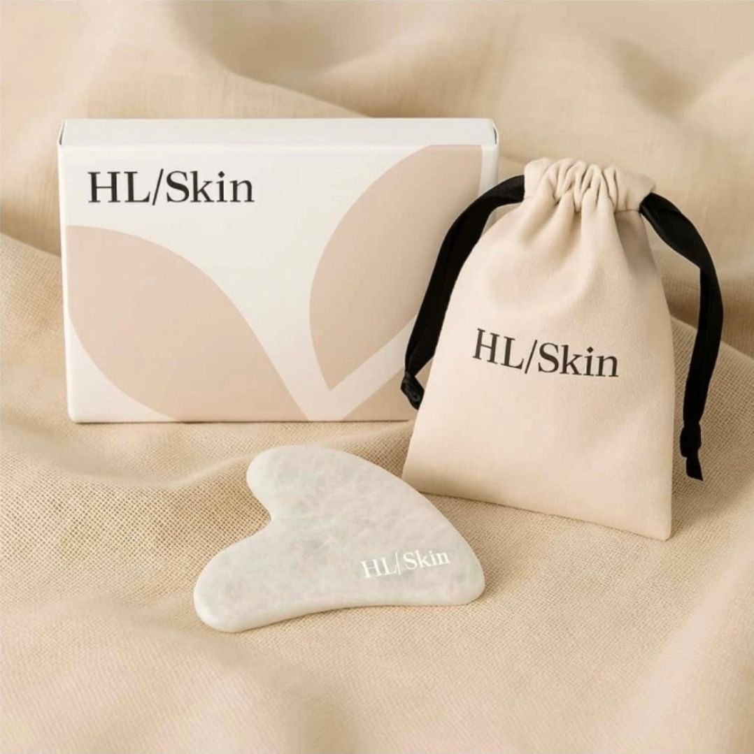 HL/Skin White Jade Gua Sha fyrir húð (1 stk) HL/Skin White Jade Gua Sha fyrir húð (1 stk)
