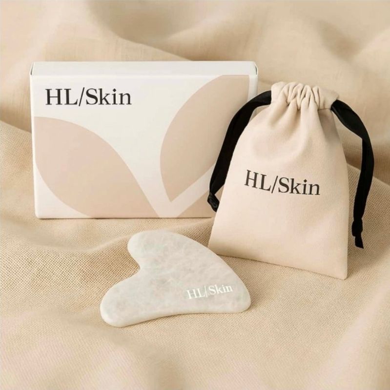 HL/Skin White Jade Gua Sha fyrir húð (1 stk)