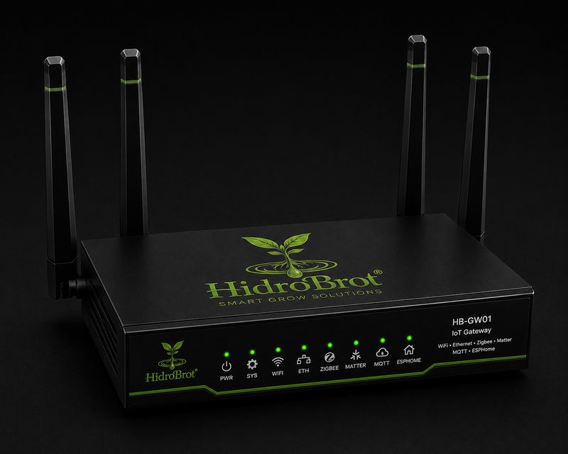 🌱 Gateway IoT HidroBrot | El cerebro de tu cultivo inteligente