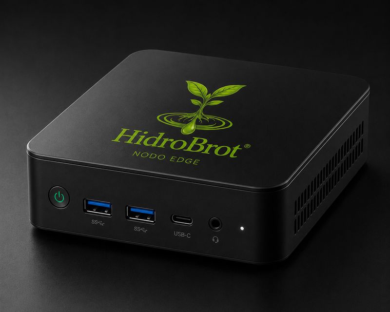 🖥️ Nodo Edge HidroBrot | Mini PC Industrial para Automatización Inteligente
