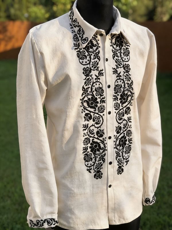 Вишиванка, чоловіча вишита сорочка (Арт. 03804)