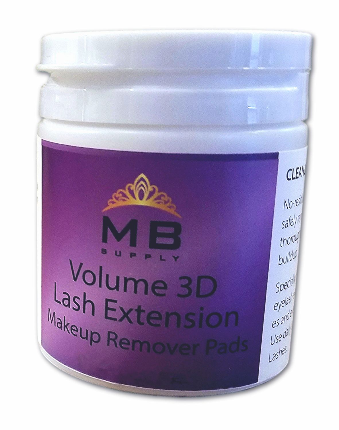 Oil-free Eye Makeup Remover Pads, 100-Count (Good for makeup remover and to safely clean makeup off eyelash extensions.