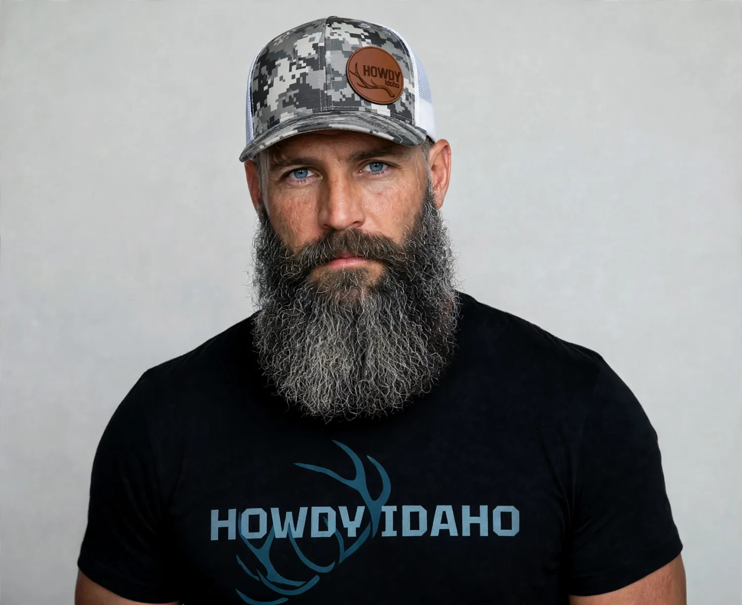 Trucker Hat - Digital Camo Elk Horn Patch