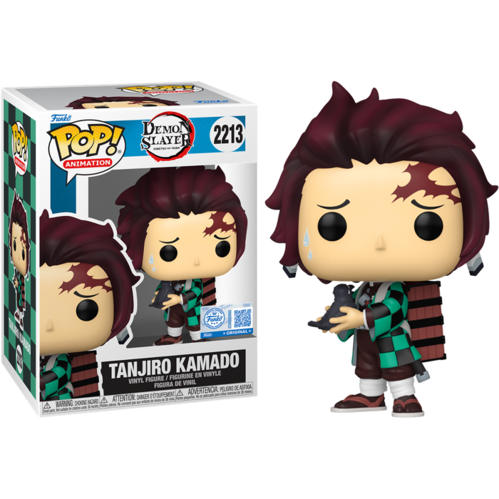 Pre-Order: Demon Slayer - Tanjiro Kamado with Crow Pop! Vinyl Figure