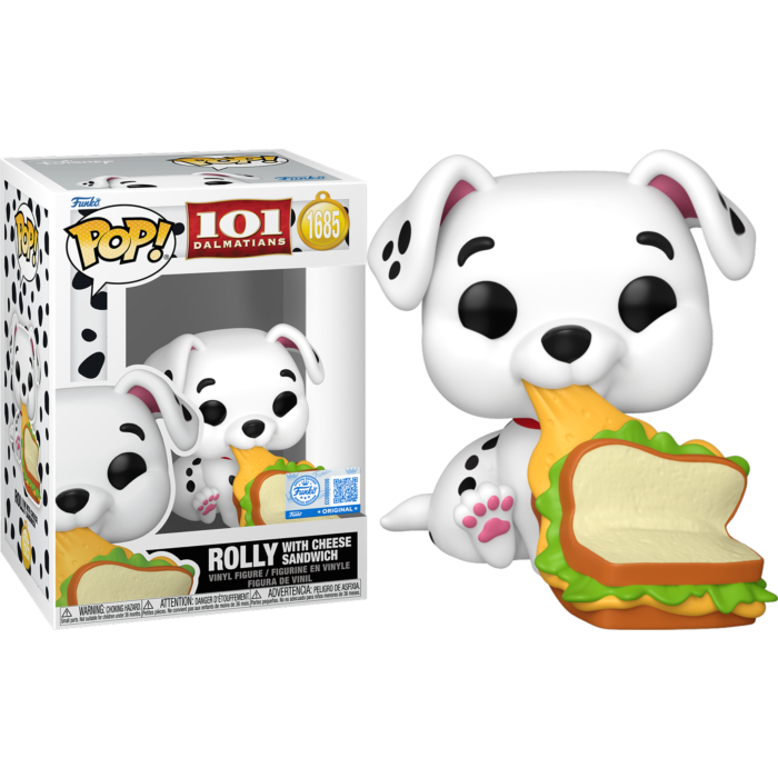 101 Dalmatians (1961) - Rolly with Cheese Sandwich Pop! Vinyl Figure