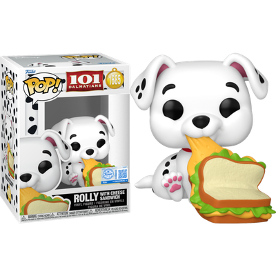 101 Dalmatians (1961) - Rolly with Cheese Sandwich Pop! Vinyl Figure