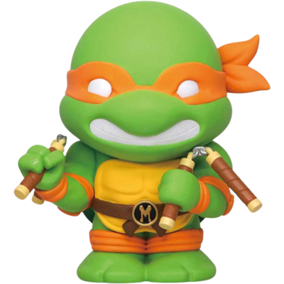 Teenage Mutant Ninja Turtles - Michelangelo 6" Figural PVC Money Bank