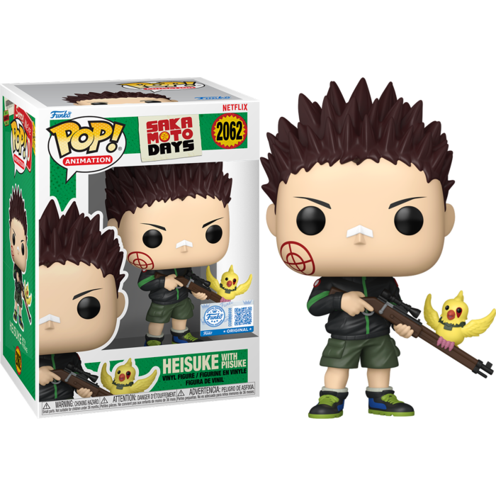 Sakamoto Days - Heisuke with Piisuke Pop! Vinyl Figure