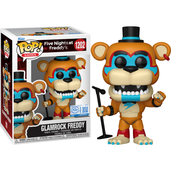Pre-Order: Five Nights at Freddy's: Security Breach - Glamrock Freddy Pop! Vinyl Figure
