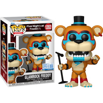 Pre-Order: Five Nights at Freddy's: Security Breach - Glamrock Freddy Pop! Vinyl Figure