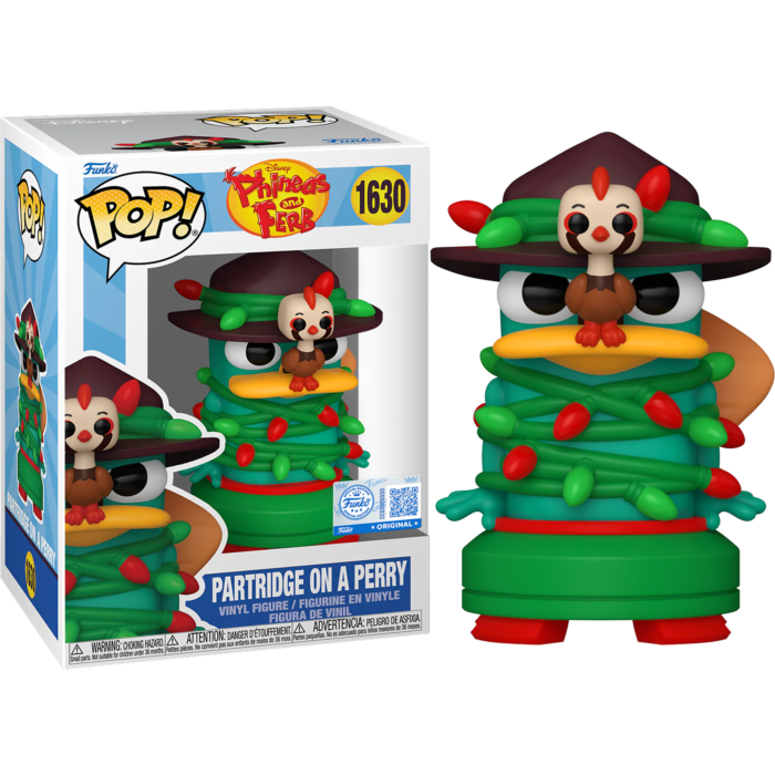 Phineas and Ferb - Partridge On A Perry Pop! Vinyl Figure