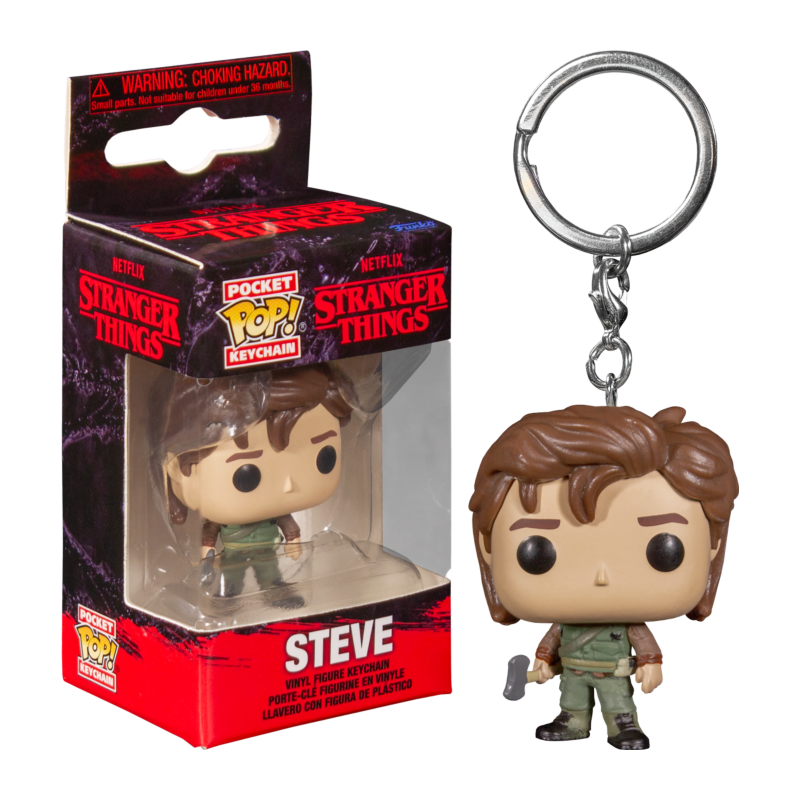Stranger Things S4 - Hunter Steve Pocket Pop! Keychain Figure