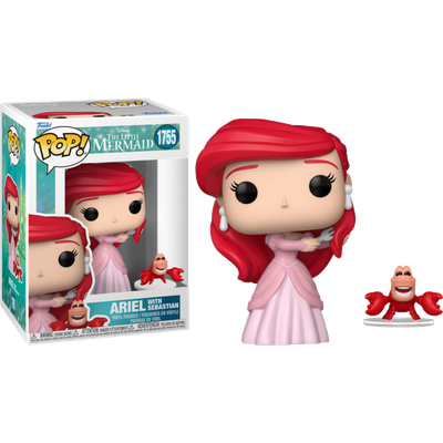 Pre-Order: The Little Mermaid (1989) - Ariel with Sebastian Pop! Vinyl Figure