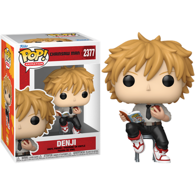 Pre-Order: Chainsaw Man - Denji Reading Pop! Vinyl Figure