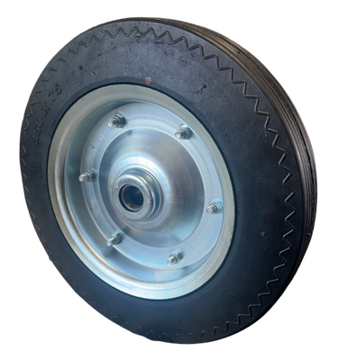 350mm Rubber Wheelbarrow Wheel – Steel Rim Heavy Duty