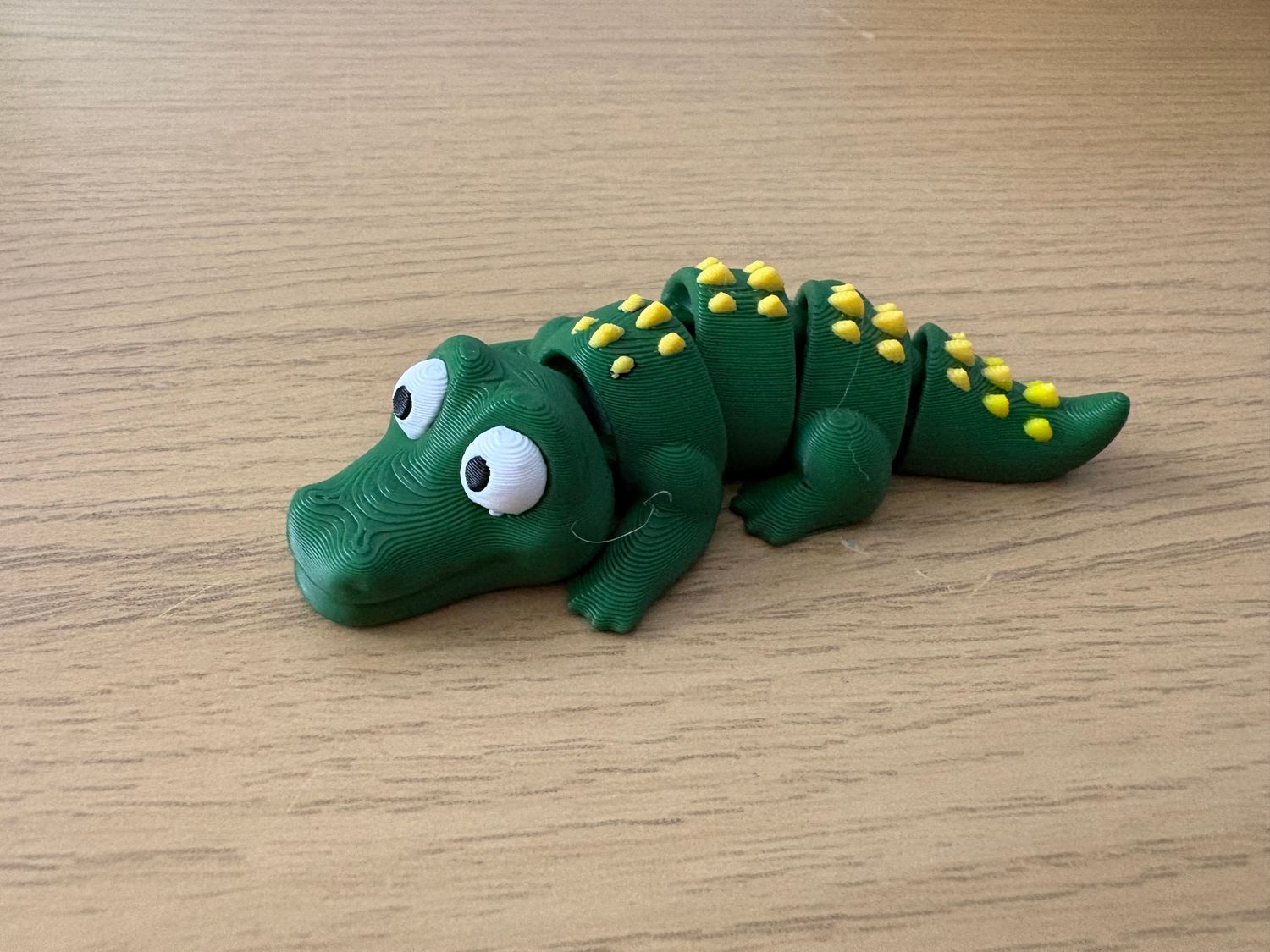 3D printed Flexi Crocodile Multicolour