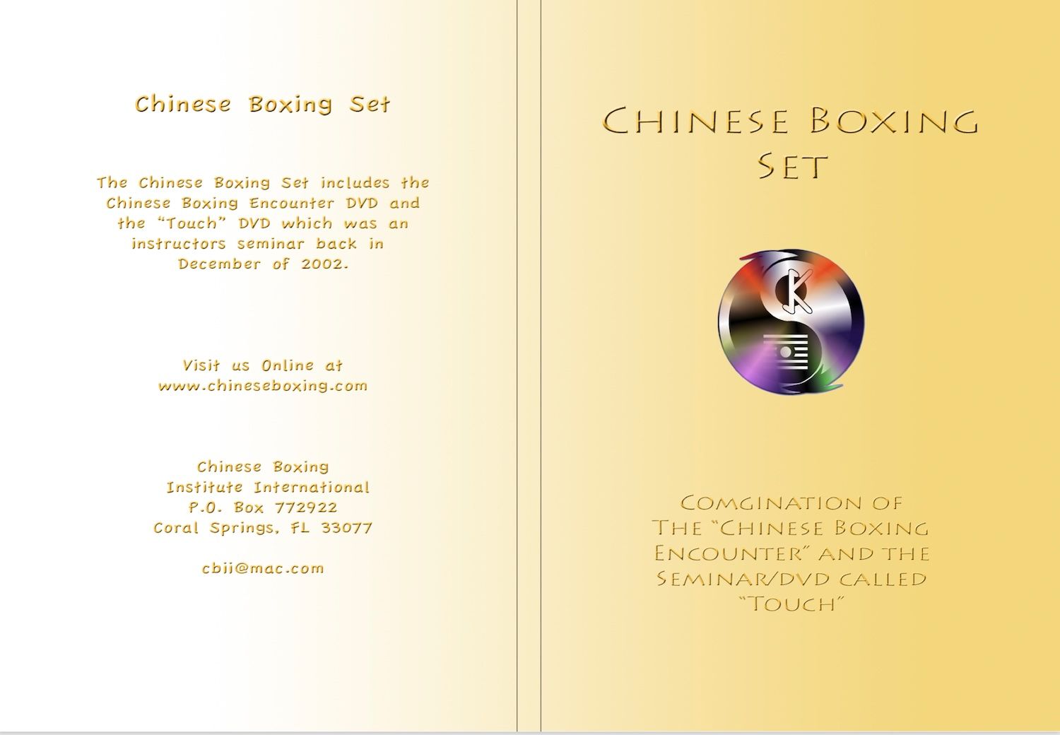 Chinese Boxing Set - two digital download clips