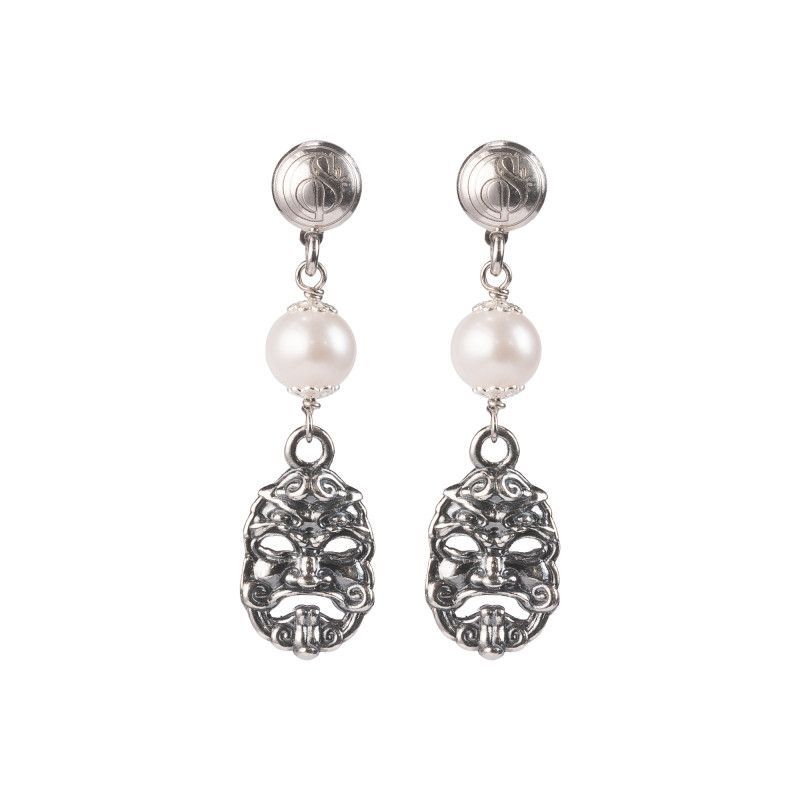 Orecchini di Perle con maschera  - Gerardo Sacco