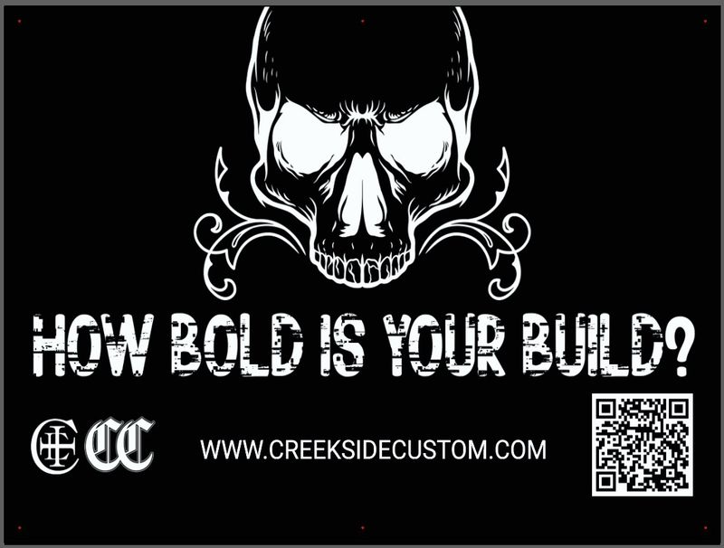 4 x 3 Foot Banner with grommets - Creekside