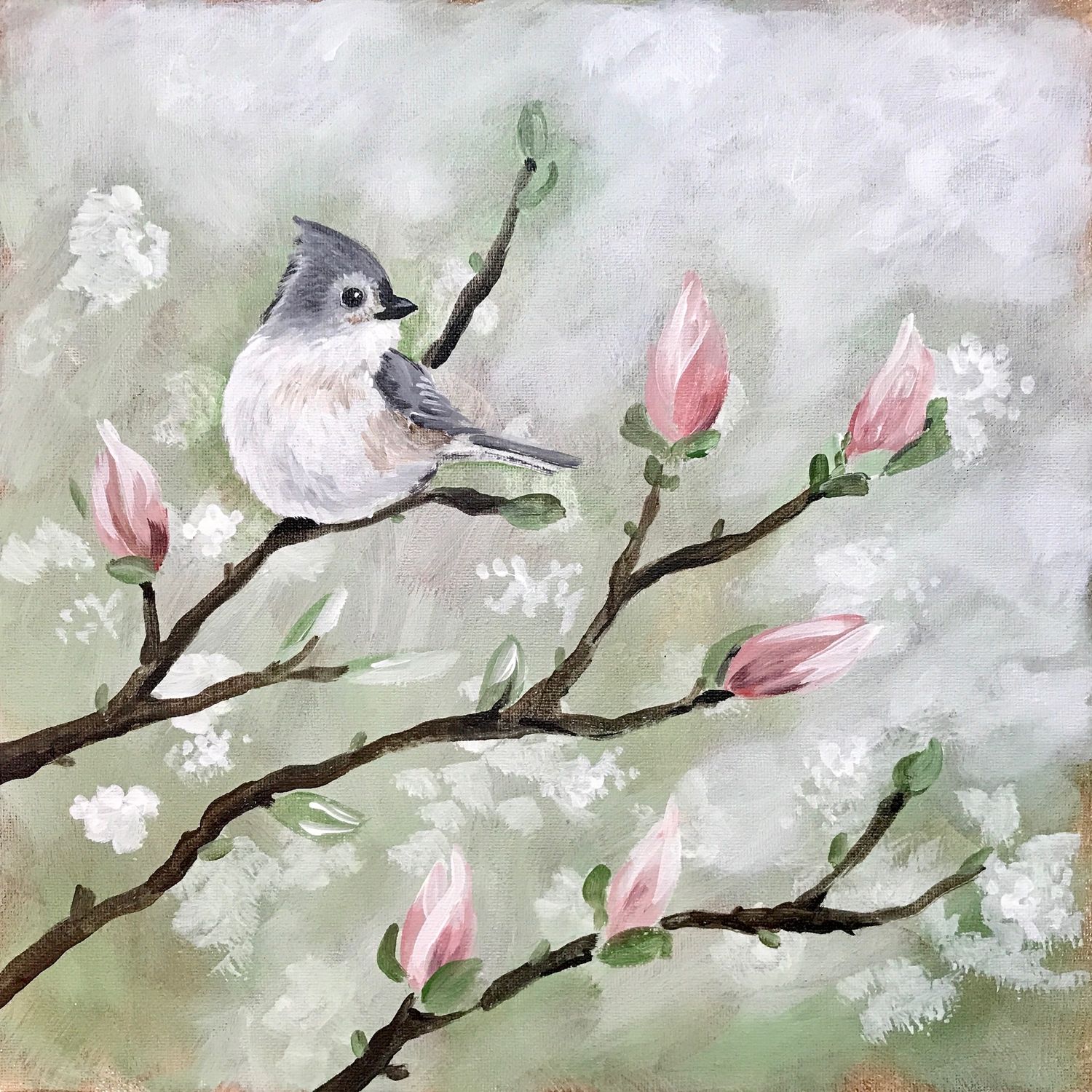 Morning in the Magnolias Painting @ BUZZ SOCIAL