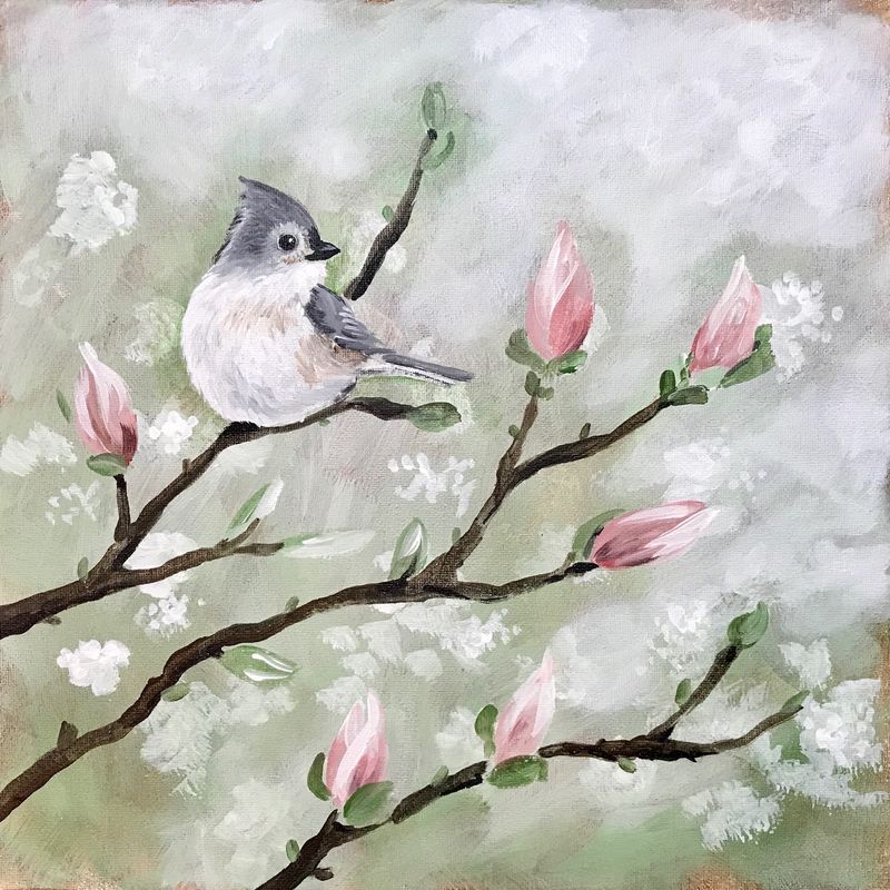 Morning in the Magnolias Painting @ BUZZ SOCIAL