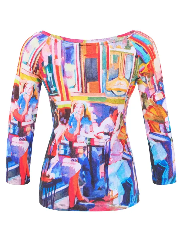 Dolcezza By Wild Curves: Friday Nights Art Top Back