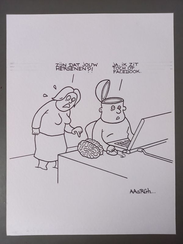 Originele cartoon: Facebook