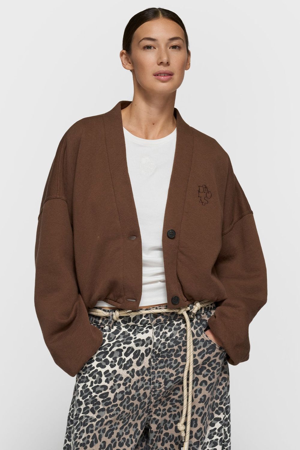 10 DAYS CROPPED BASEBALL SWEAT-JACKE