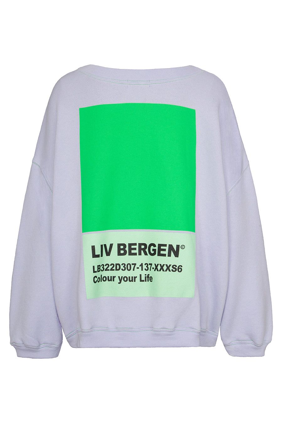 LIV BERGEN SWEATER SKY SQUARE