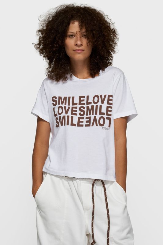 10 DAYS SHIRT SMILE LOVE