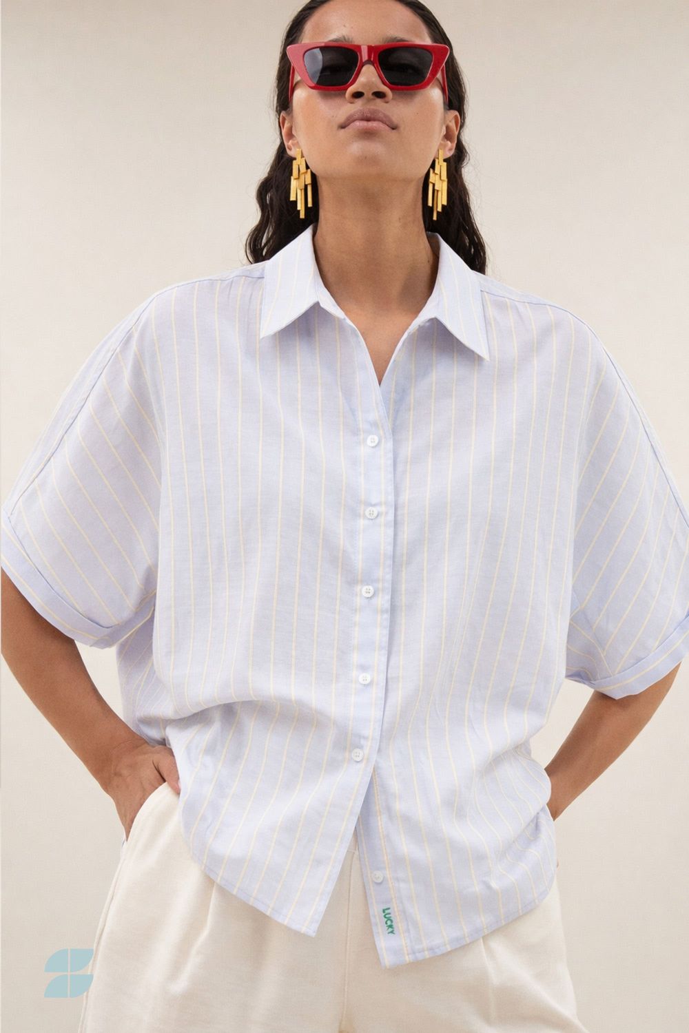 BY-BAR BLUSE SUNNY STRIPE