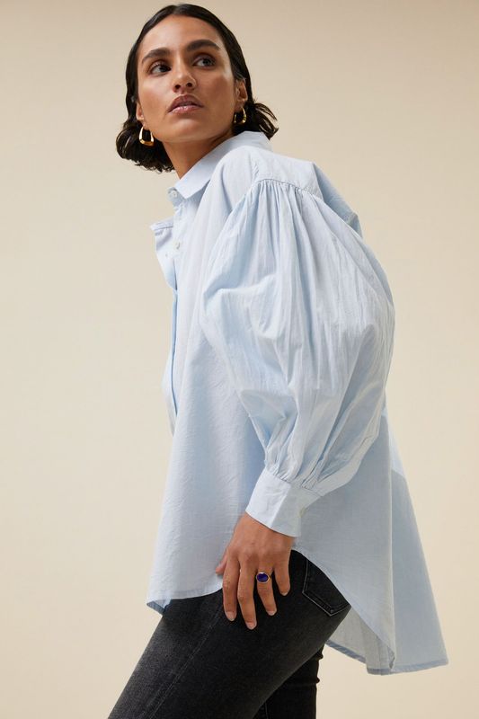 BY-BAR BLUSE SARAH CHAMBRAY
